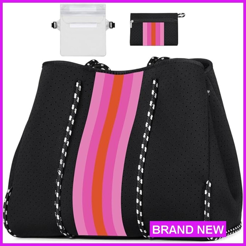 Large Neoprene Tote Bag Multipurpose Beach Pool Travel Waterproof Machine